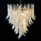 Vintage Transparent Murano Petals Chandelier product image