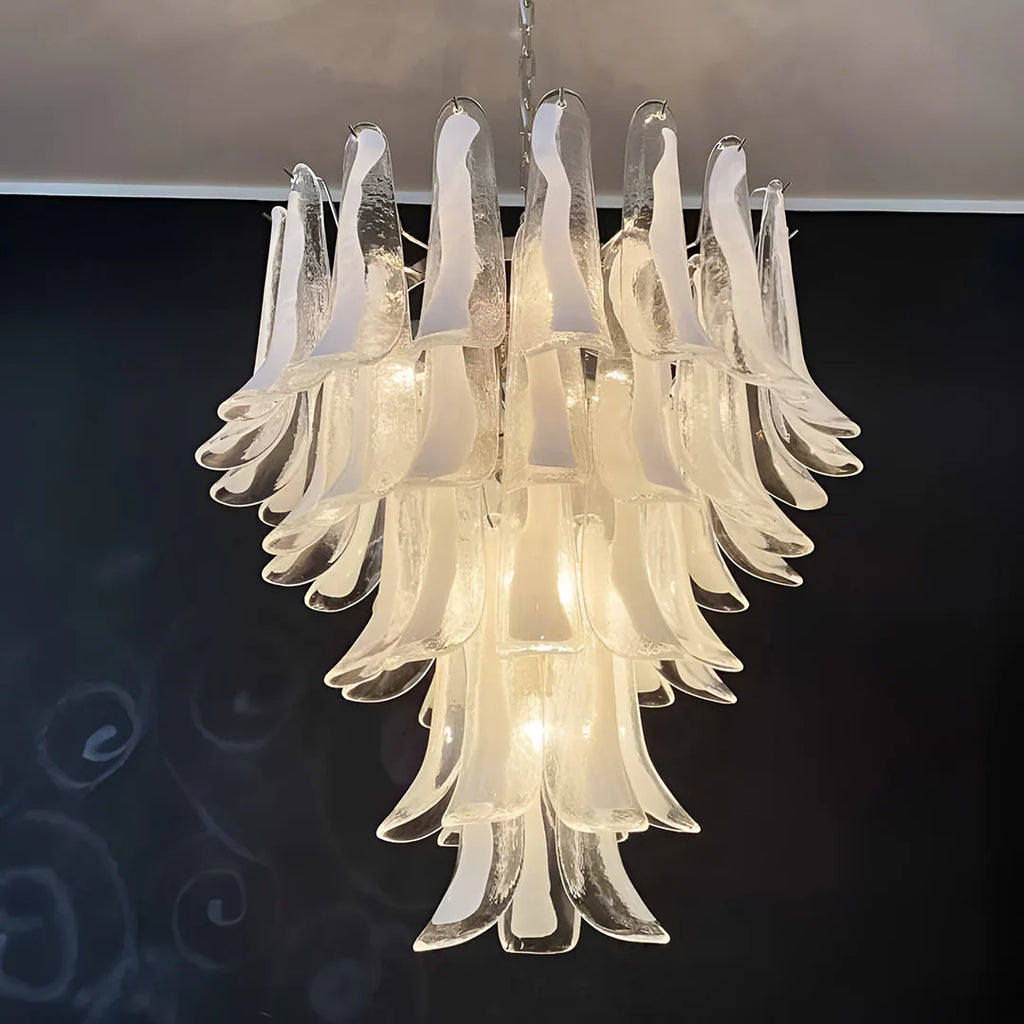 Vintage Transparent Murano Petals Chandelier product image