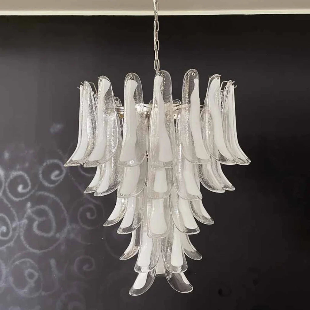 Vintage Transparent Murano Petals Chandelier product image