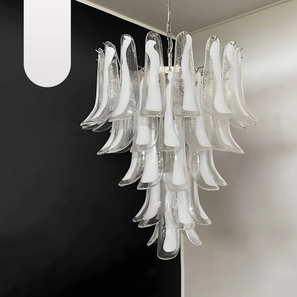 Vintage Transparent Murano Petals Chandelier product image