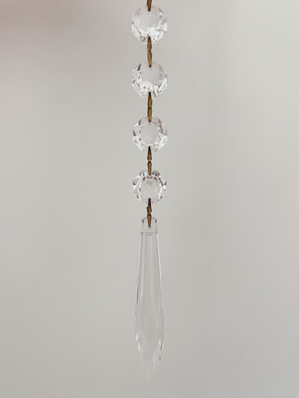Vintage – Murano Teardrops Chandelier – 70s – Pink prisms