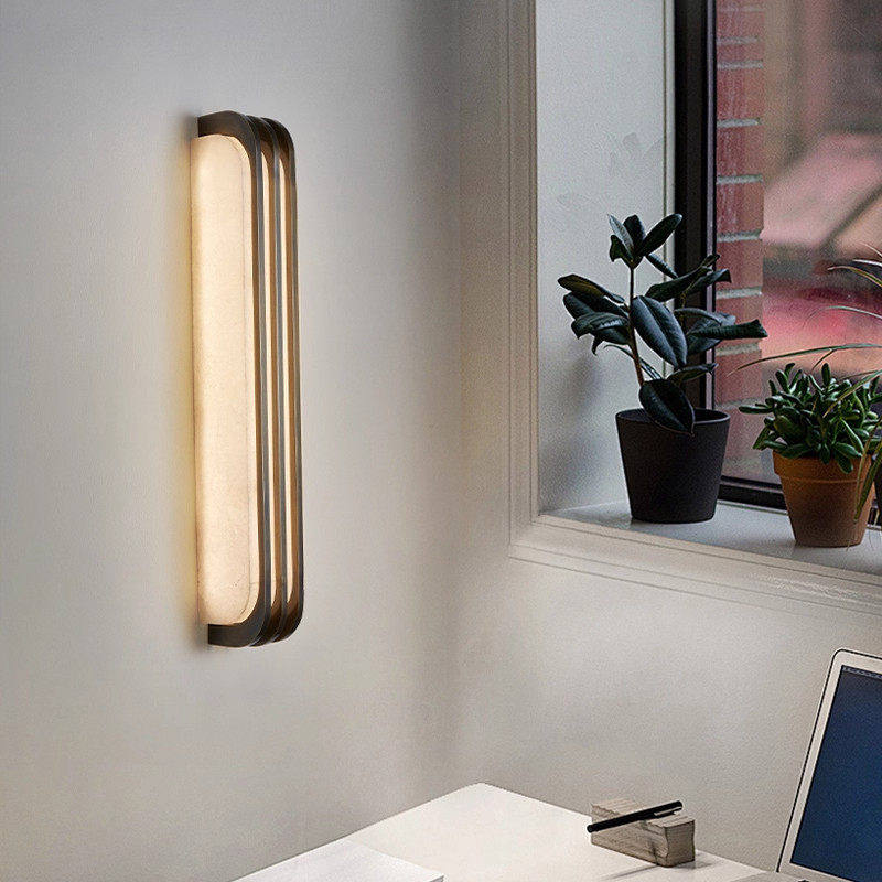 Virex Layered Alabaster Wall Light