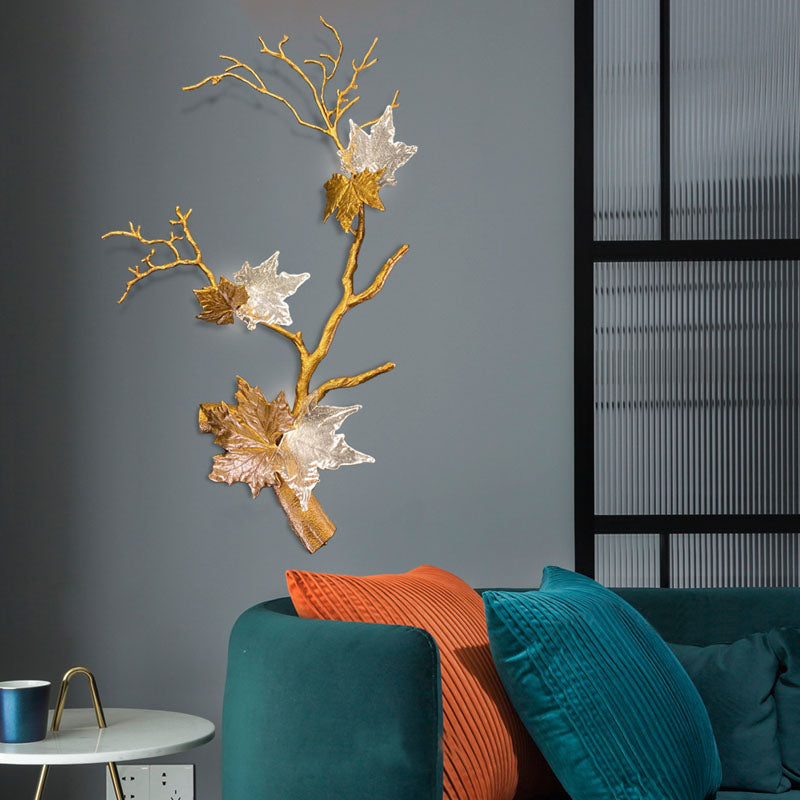 Mable Leaf Branch Wall Sconce product image