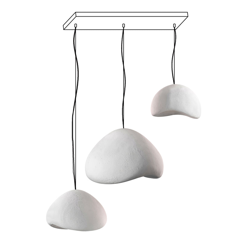 Zenra Wabi-Sabi Organic Chandelier
