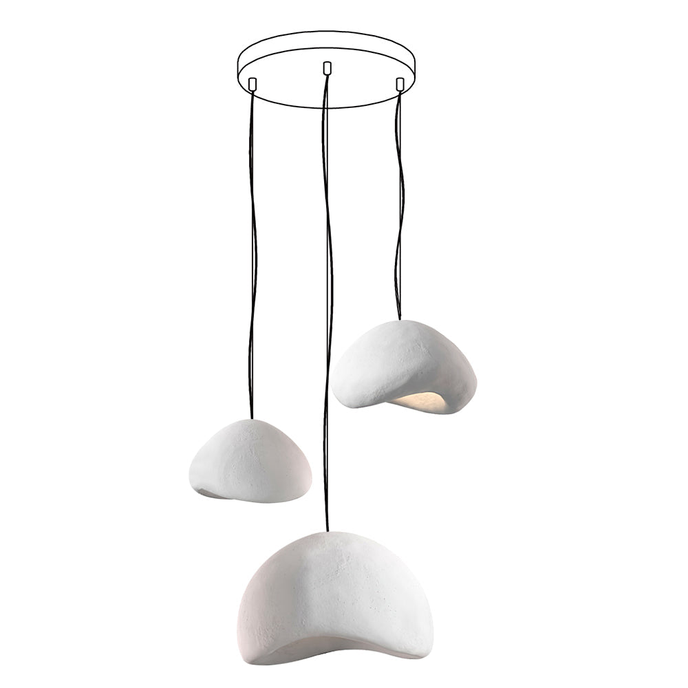 Zenra Wabi-Sabi Organic Chandelier