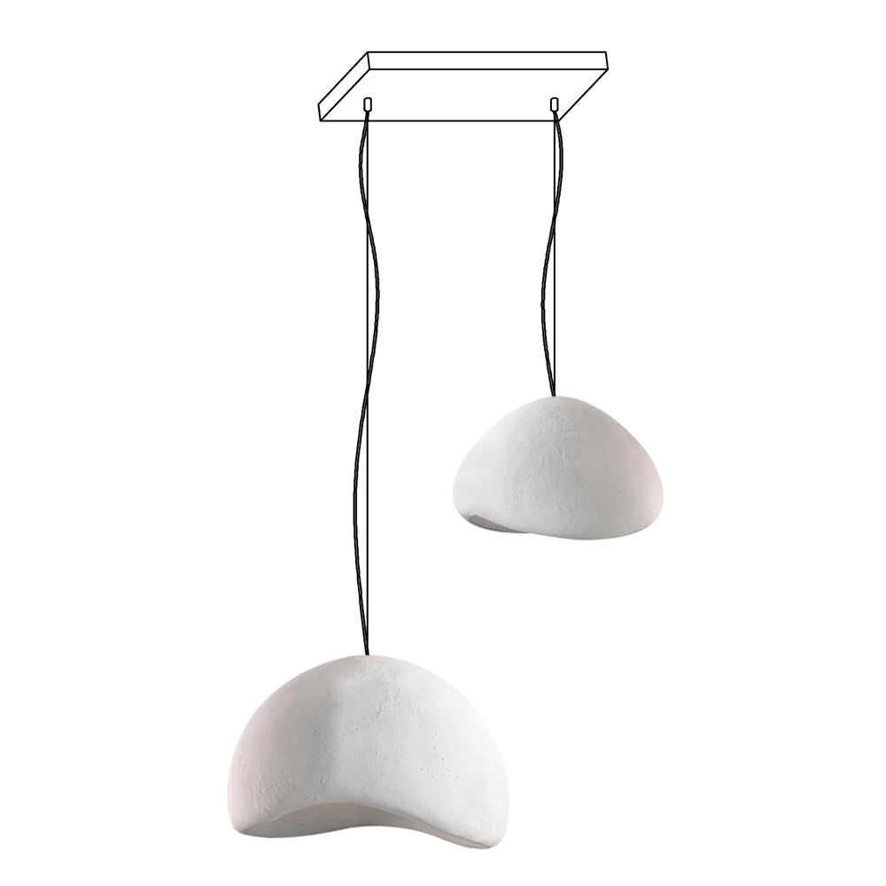Zenra Wabi-Sabi Organic Chandelier