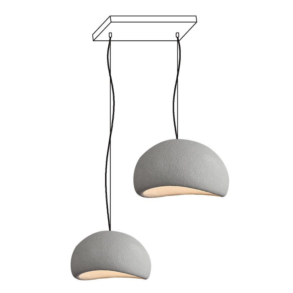 Zenra Wabi-Sabi Organic Chandelier