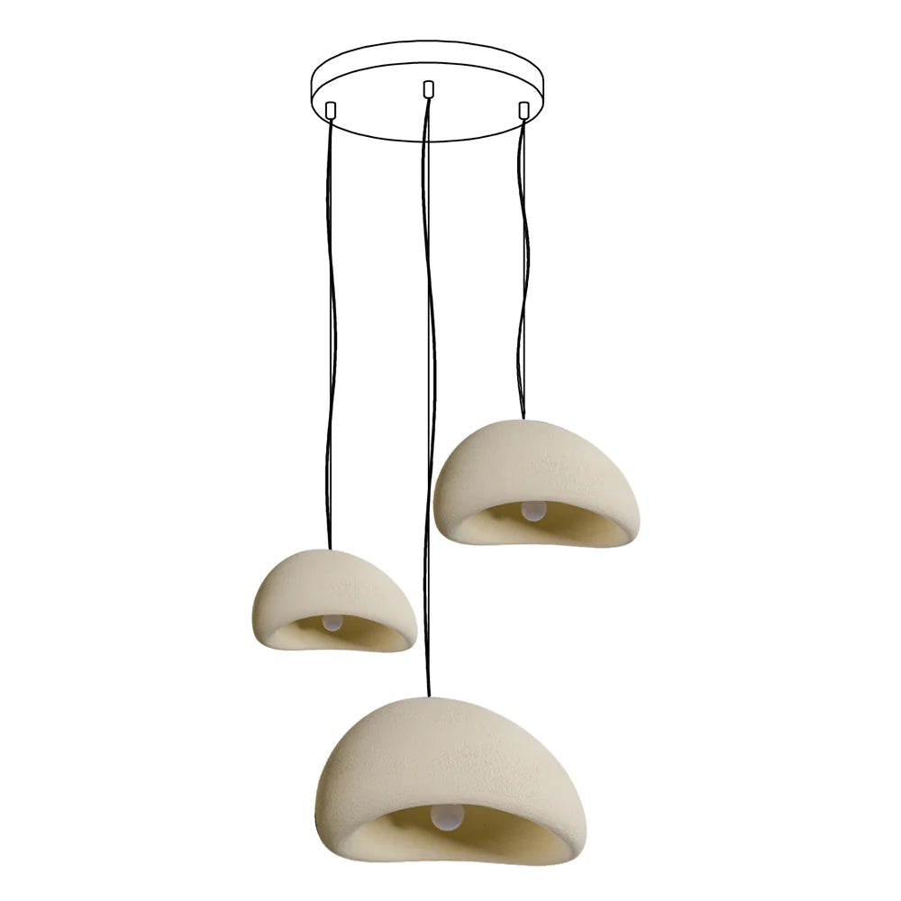 Zenra Wabi-Sabi Organic Chandelier