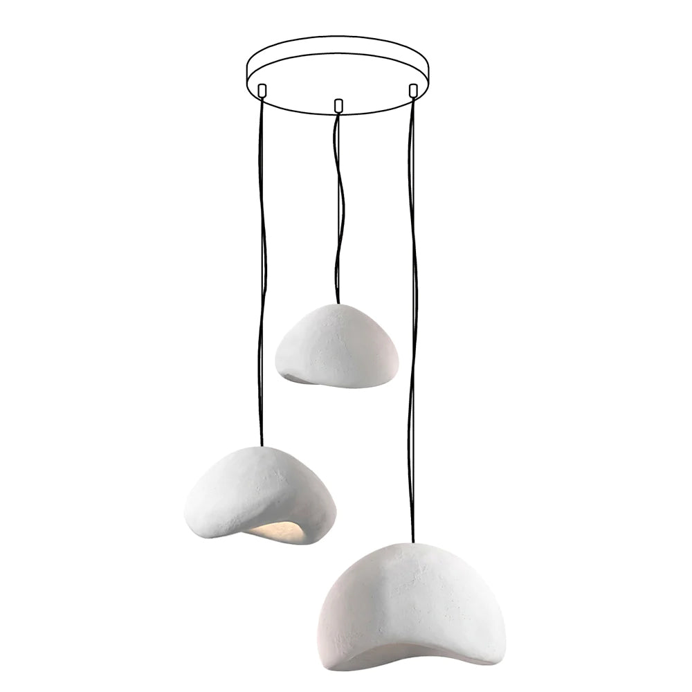 Zenra Wabi-Sabi Organic Chandelier