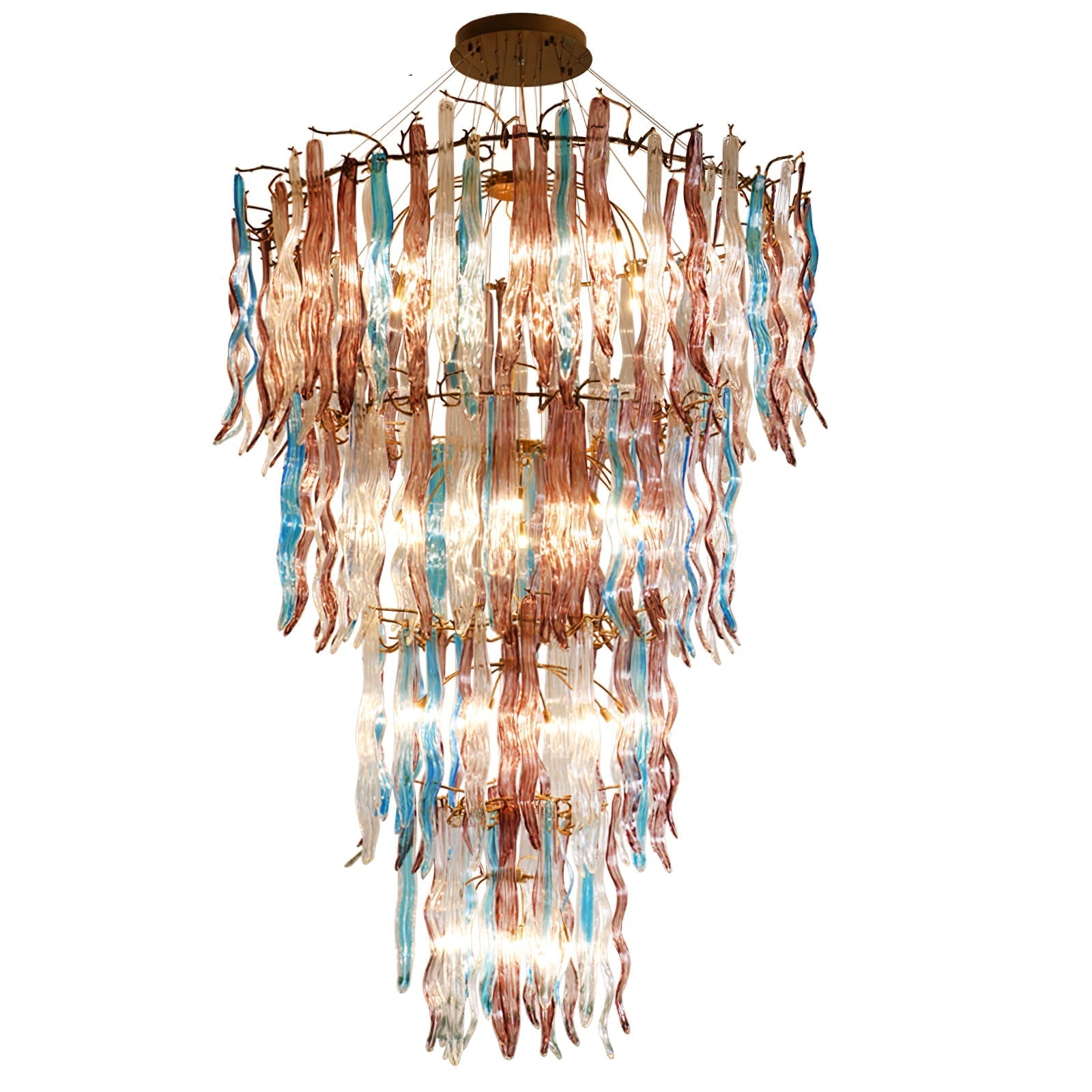 Waterfall Branch Colorful Chandelier product image