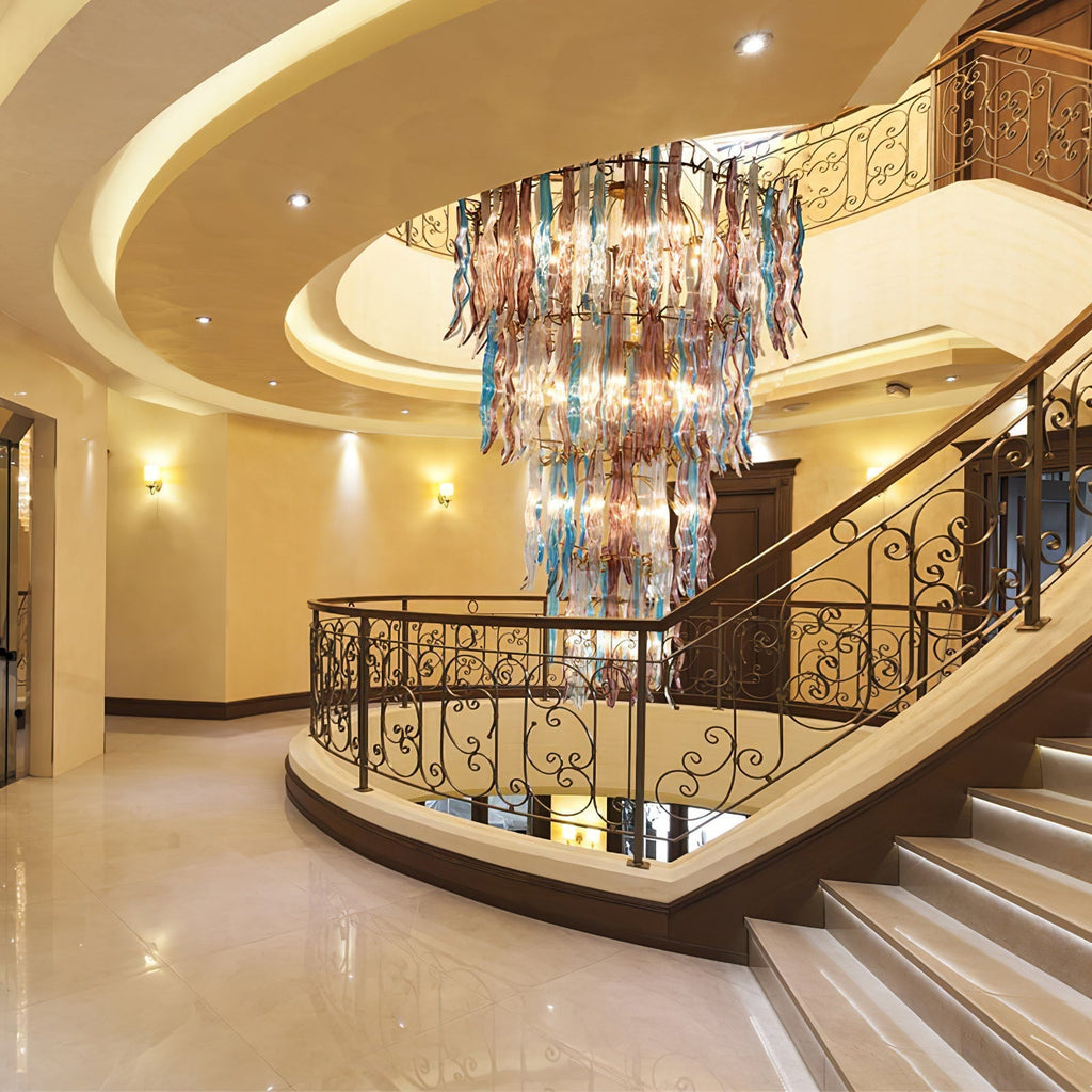 Waterfall Branch Colorful Chandelier product image