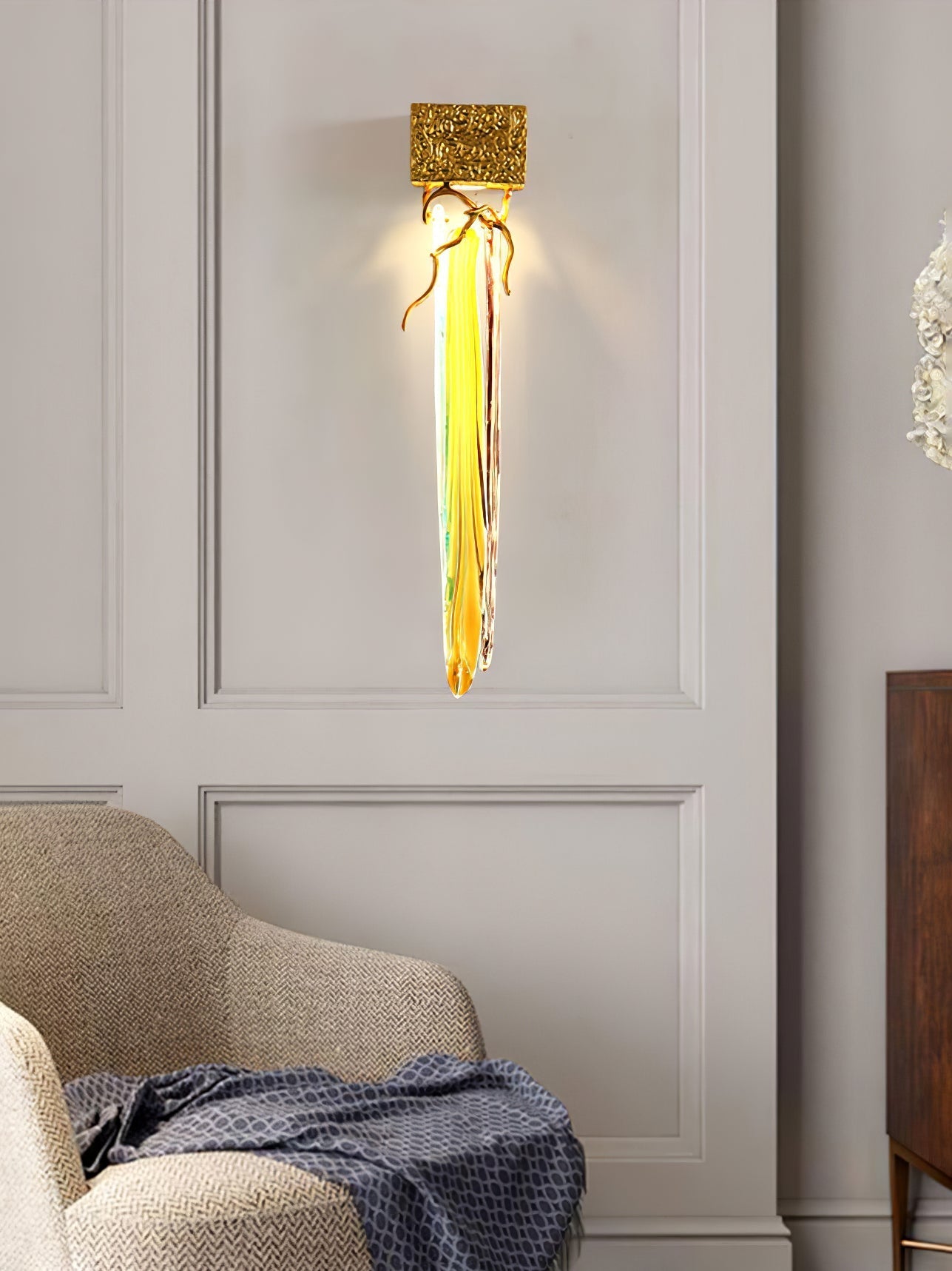 Waterfall Segmented Branch Wall Sconce product image