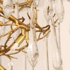 Waterfall Branch Brass Chandelier by Bling Lighting Studio