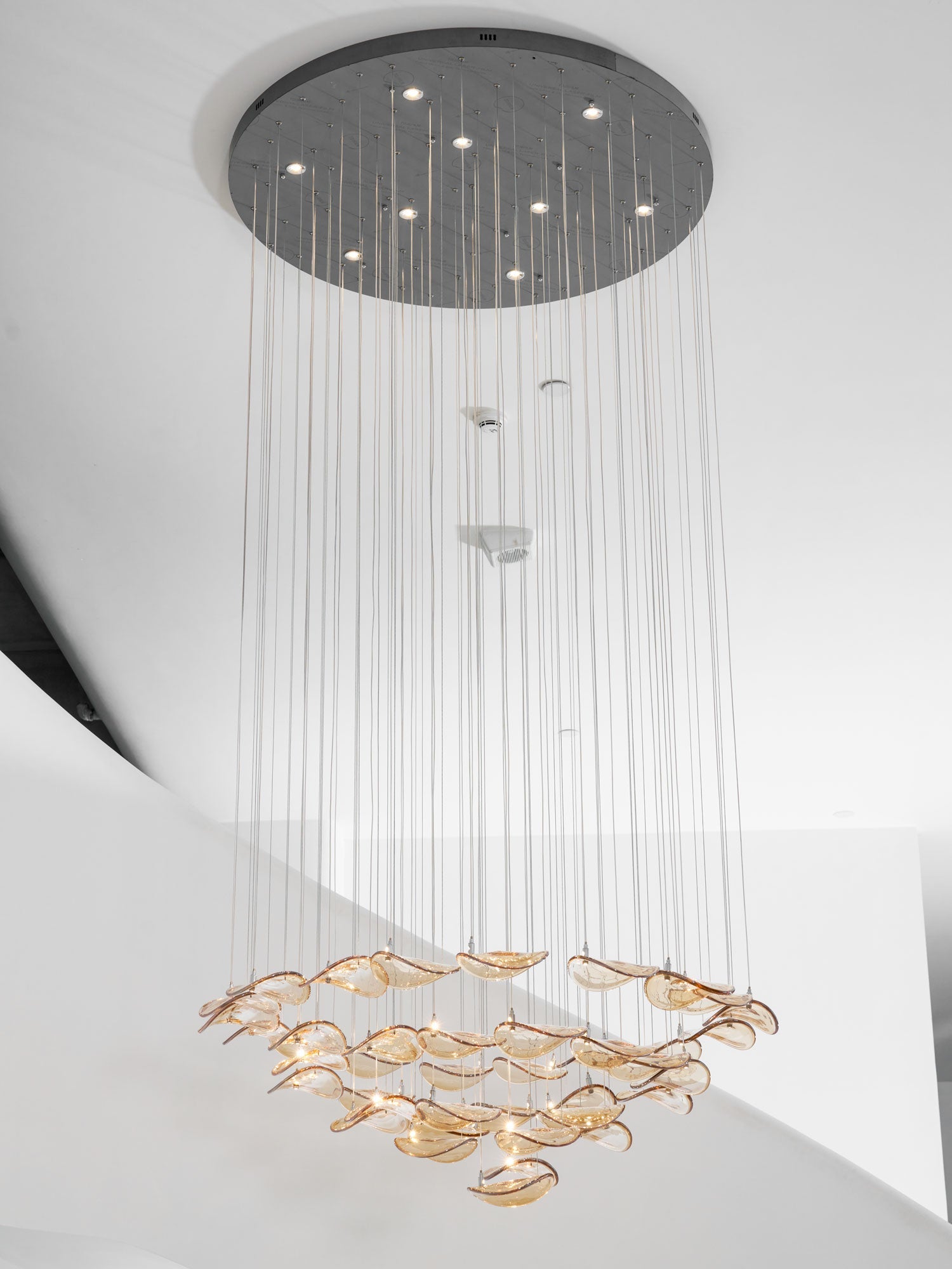 Wave Floating Leaf Chandelier