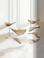 Wave Floating Leaf Chandelier for Staircase product image