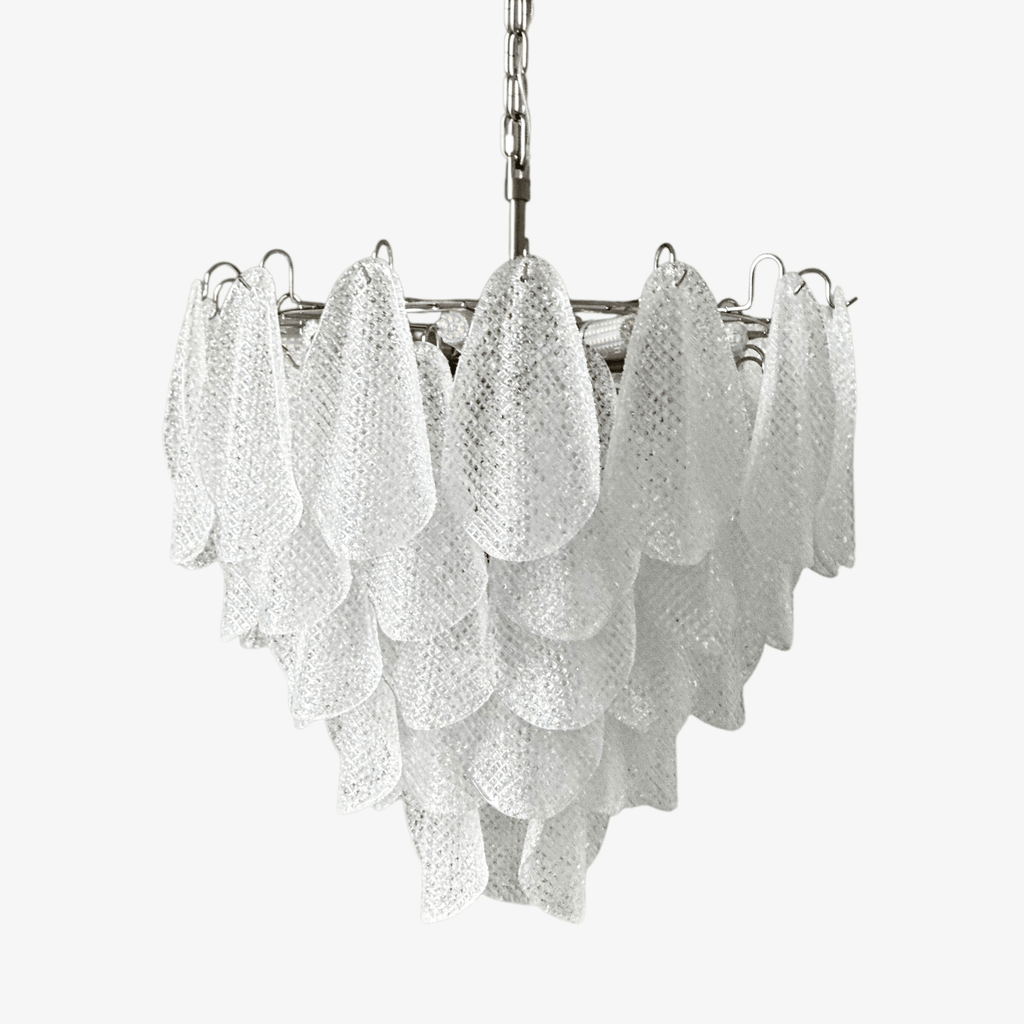 Glass Teardrop Chandelier Murano lighting by Bling Lighting Studio
