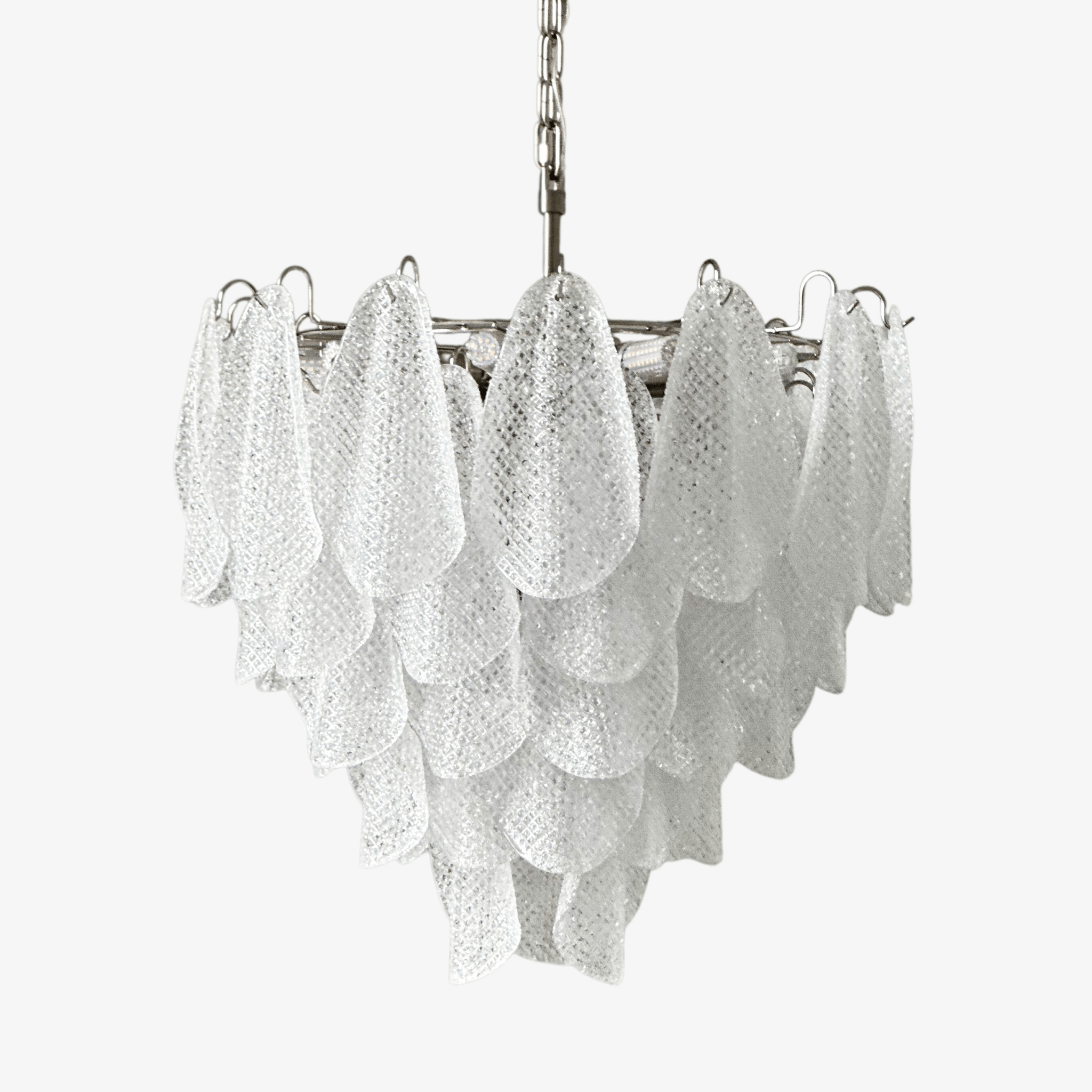 Glass Teardrop Chandelier Murano lighting by Bling Lighting Studio