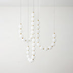 Acrylic Pearl Necklace Chandelier