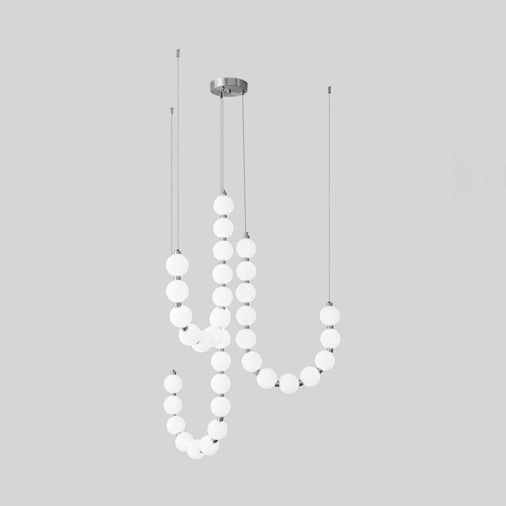 Acrylic Pearl Necklace Chandelier