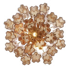 Addis Murano Glass Semi-Flush Ceiling Mount 17''W