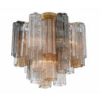 Addis Murano Glass Semi-Flush Ceiling Mount 17''W