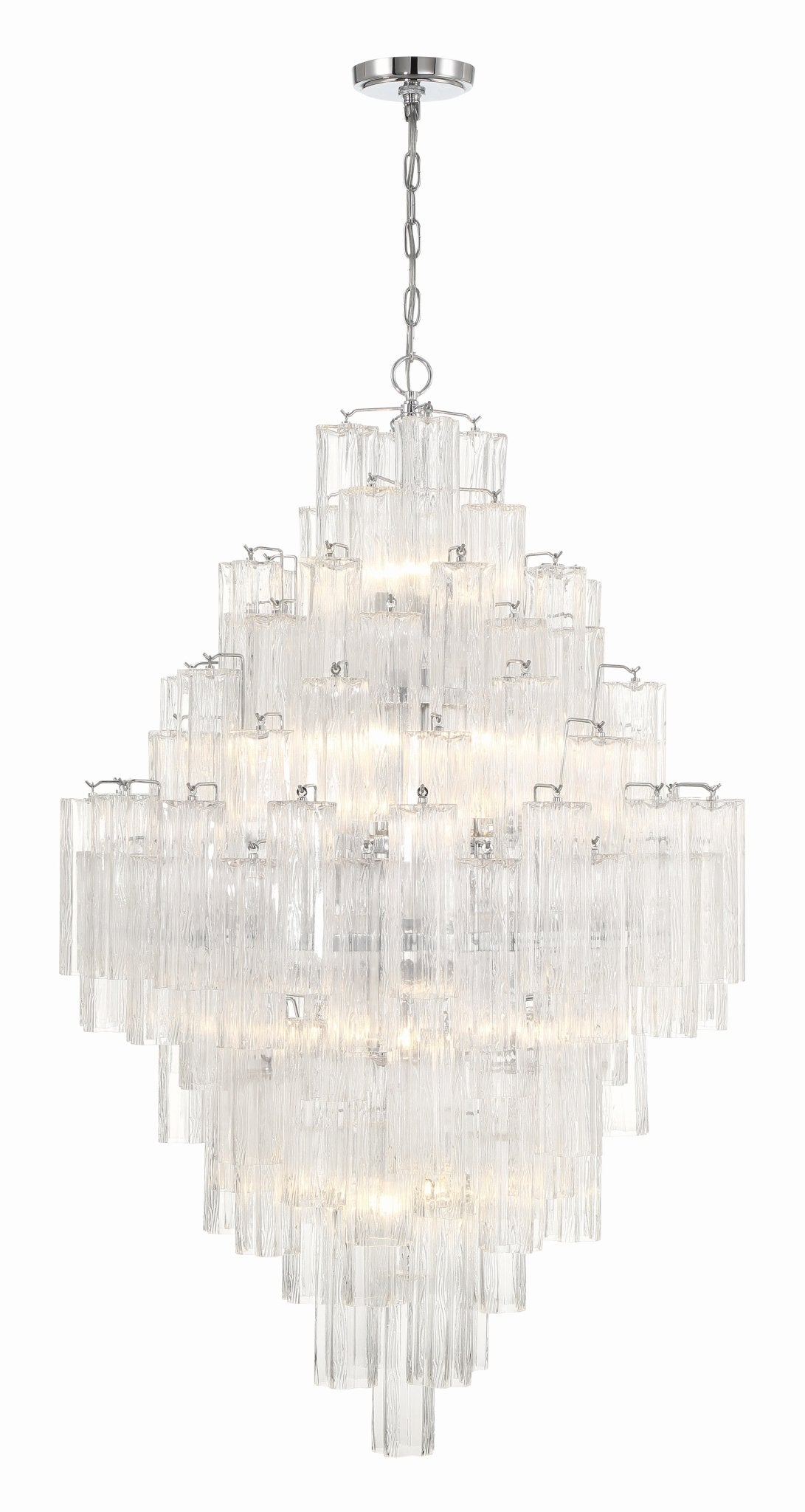 Geometric Crystal Prism Ceiling Chandelier product image