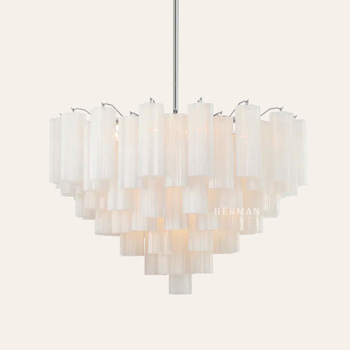 Addis Murano Glass Chandelier 17.8" 19.8" 22" 26.8" 32''D