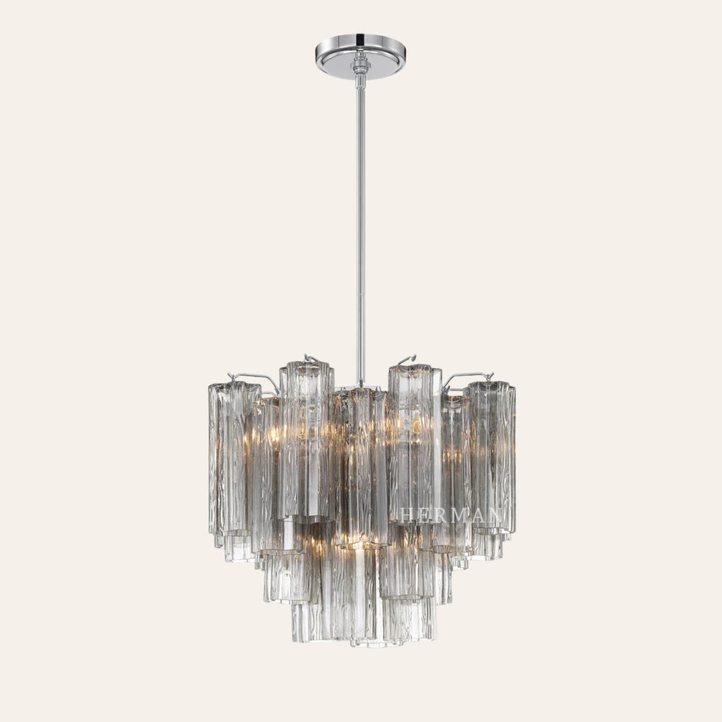 Addis Murano Glass Chandelier 17.8" 19.8" 22" 26.8" 32''D