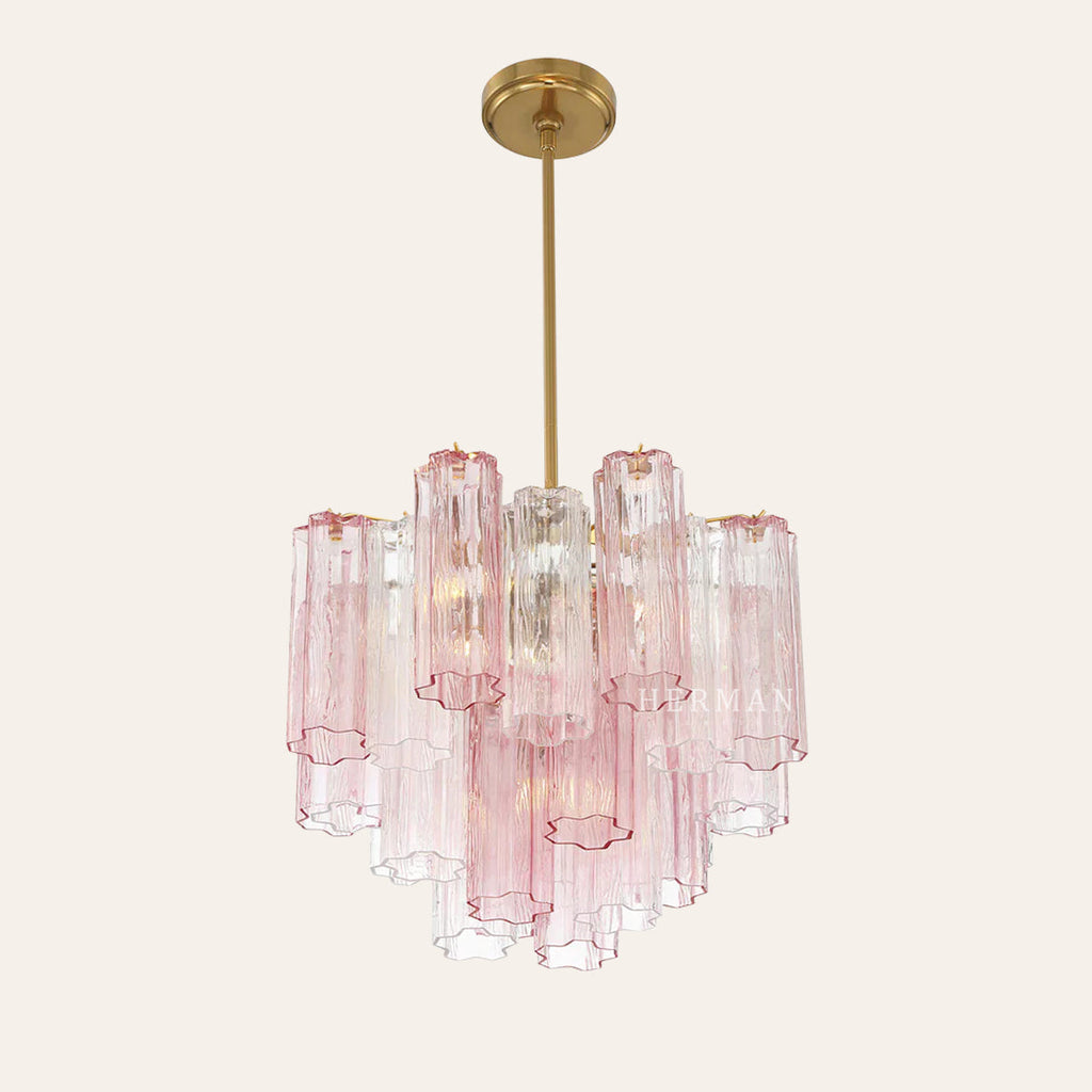 Addis Murano Glass Chandelier 17.8" 19.8" 22" 26.8" 32''D