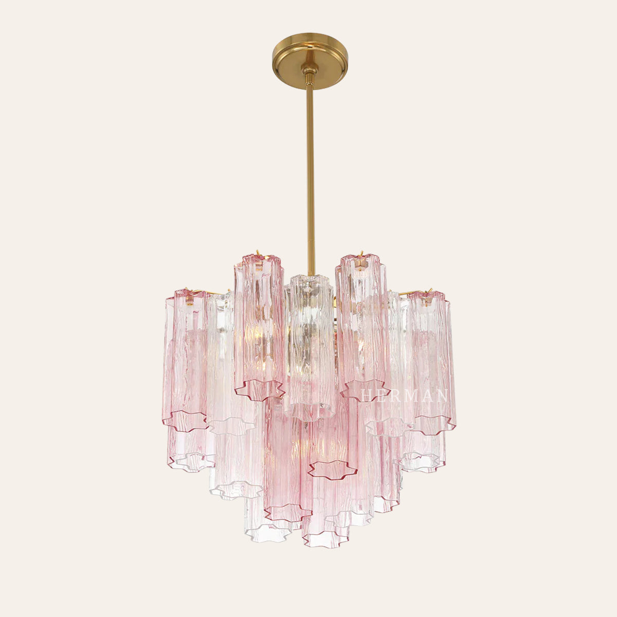 Addis Murano Glass Chandelier 17.8" 19.8" 22" 26.8" 32''D