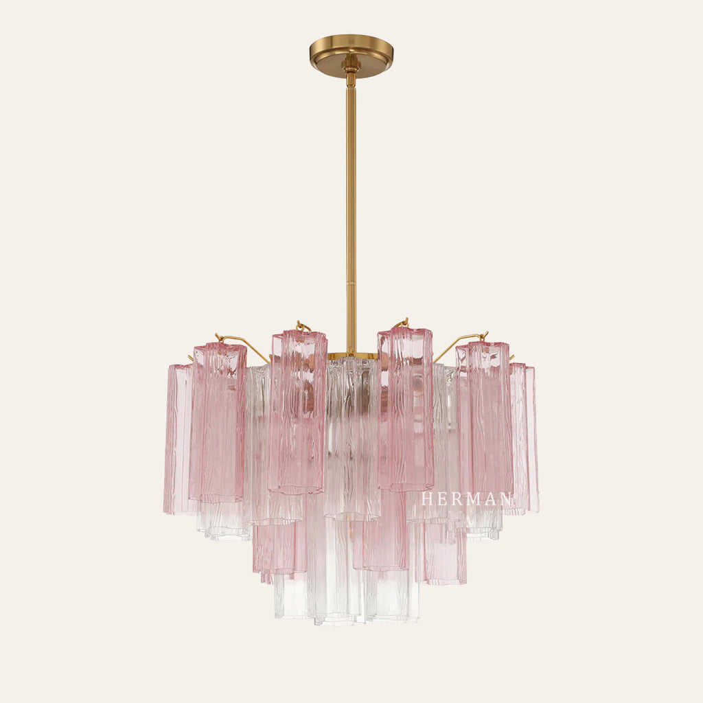 Addis Murano Glass Chandelier 17.8" 19.8" 22" 26.8" 32''D