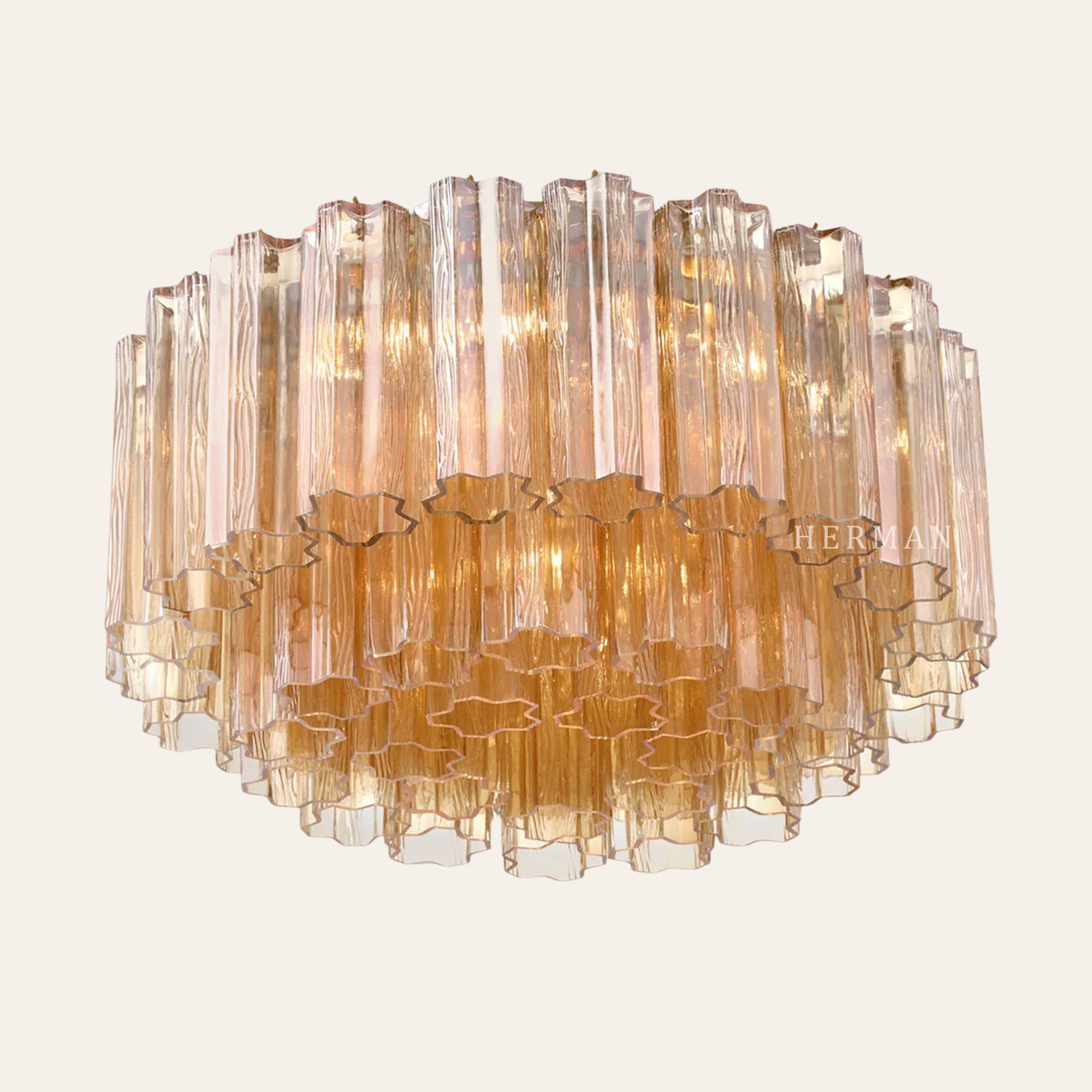 Addis Murano Glass Flushmount 22"/32"