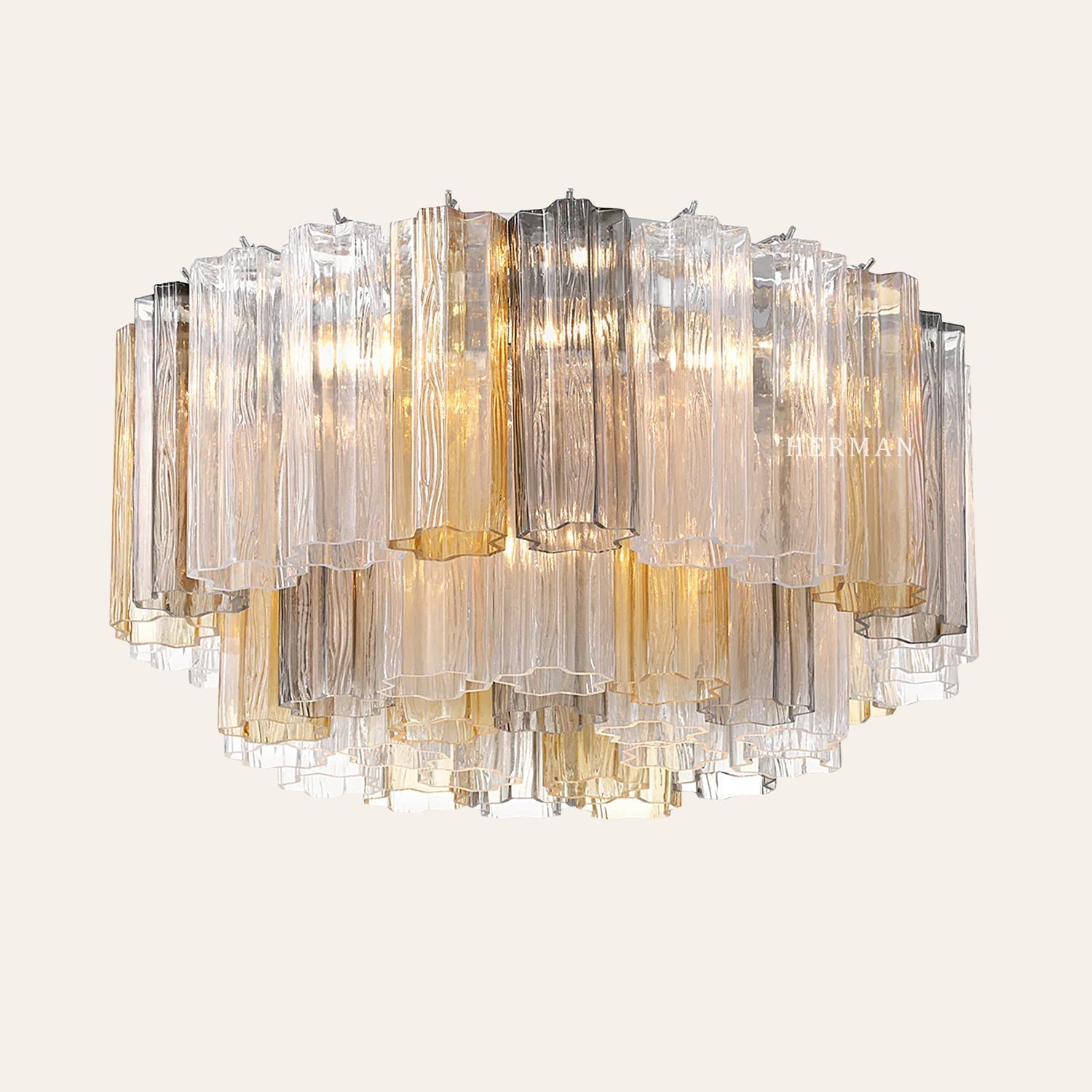 Addis Murano Glass Flushmount 22"/32"