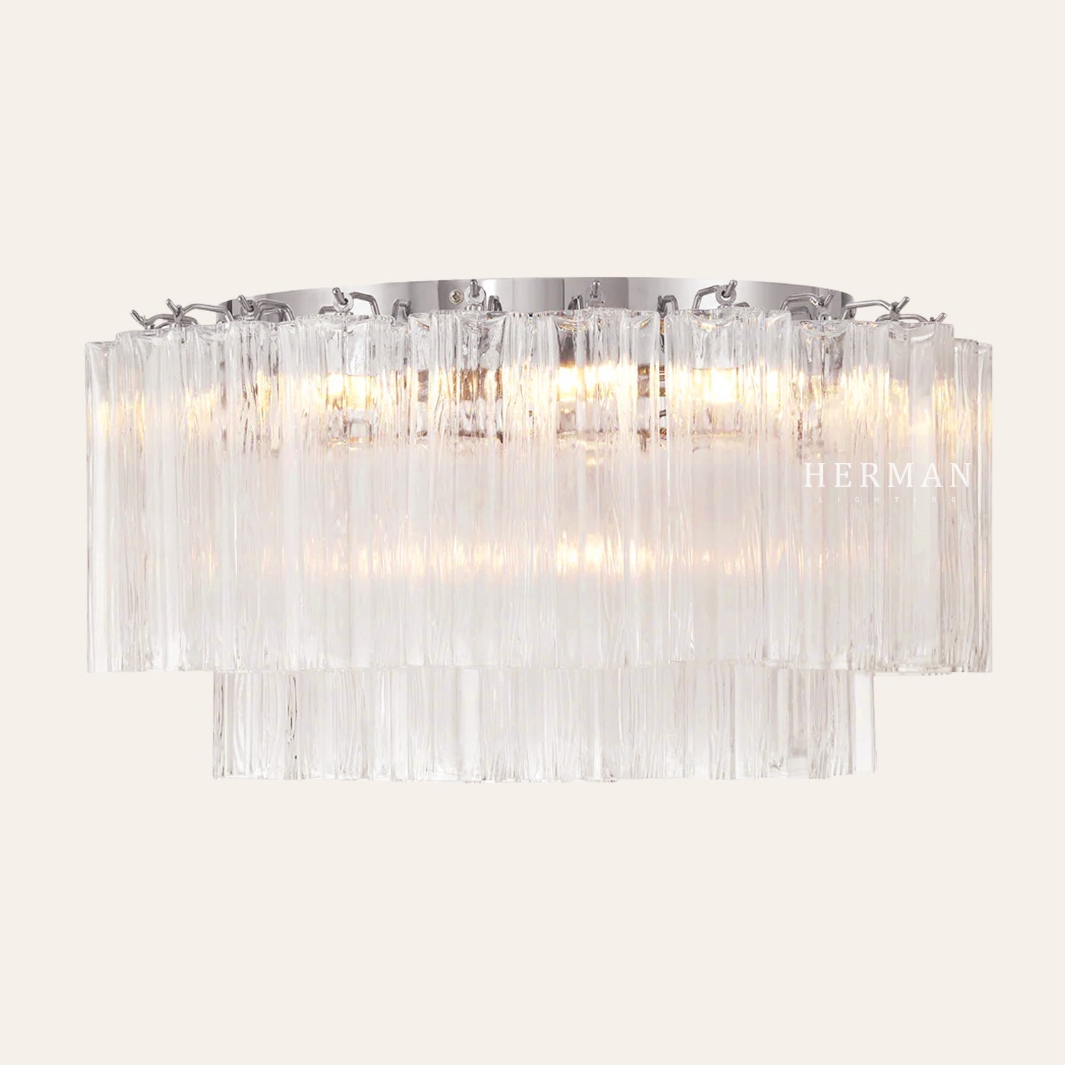 Addis Murano Glass Flushmount 22"/32"