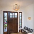 Addis Murano Glass Semi-Flush Ceiling Mount 17''W