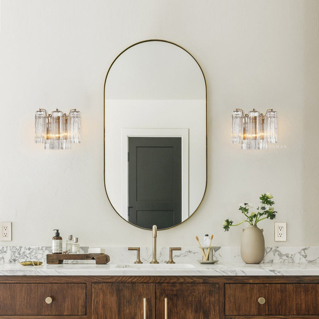 Addis Murano Glass Wall Light 14''W