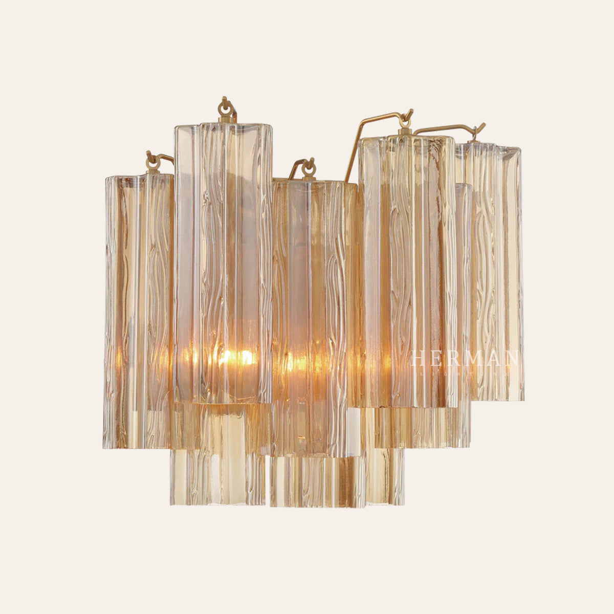 Addis Murano Glass Wall Light 14''W