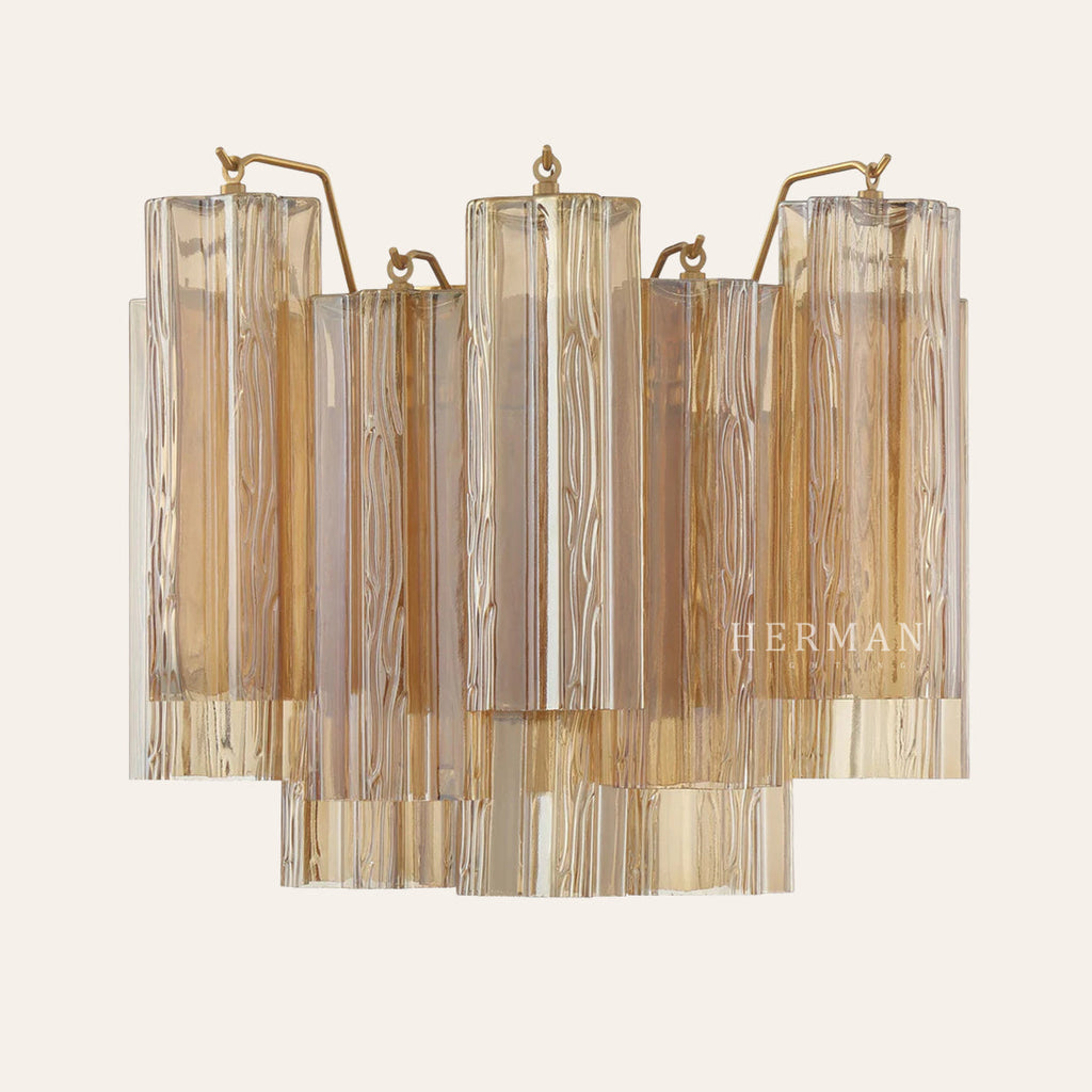 Addis Murano Glass Wall Light 14''W