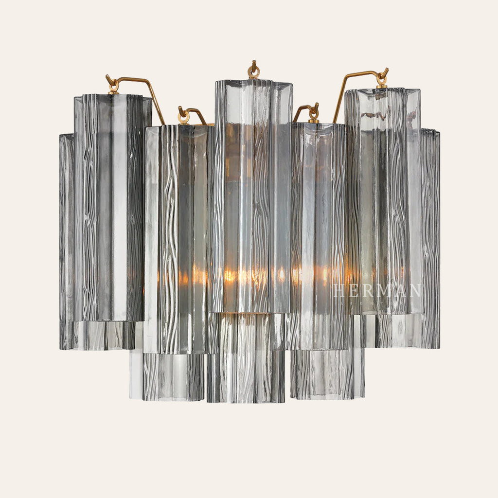 Addis Murano Glass Wall Light 14''W