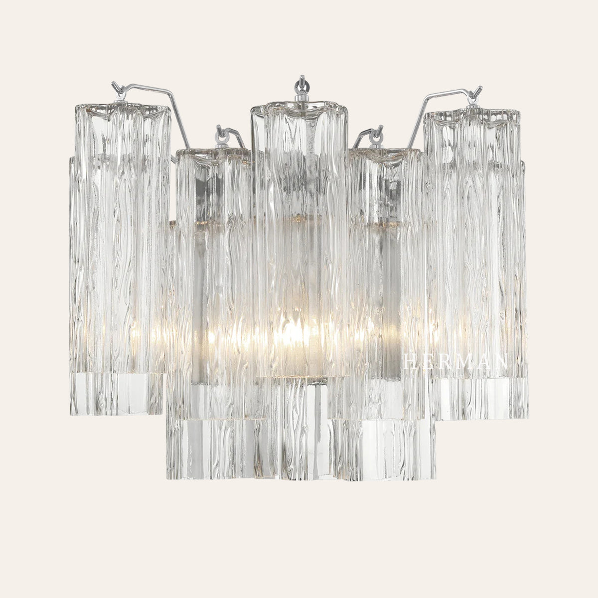 Addis Murano Glass Wall Light 14''W