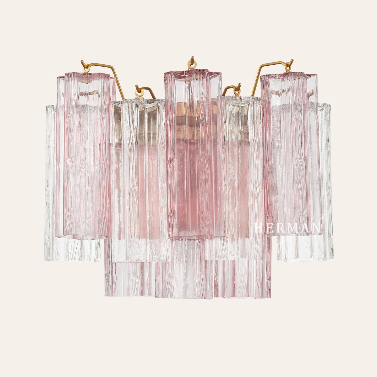 Addis Murano Glass Wall Light 14''W