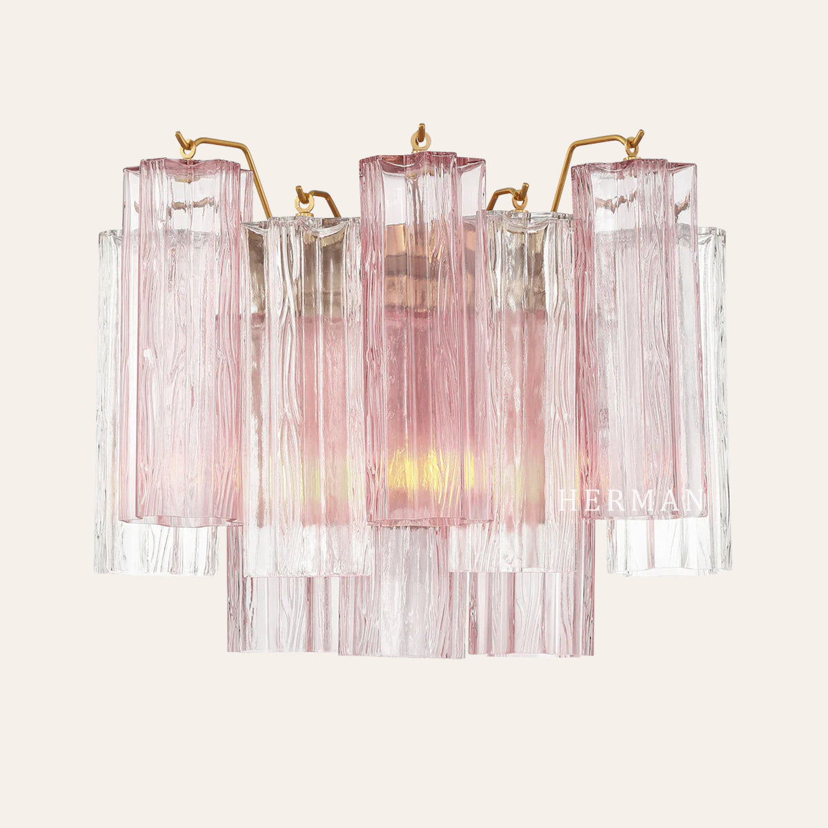Addis Murano Glass Wall Light 14''W