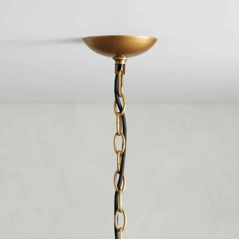 Adela 6 Light Chandelier material and finish detail