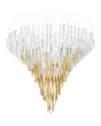 Airy Angled Glass Contemporary Chandelier product image