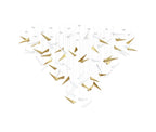 Airy Angled Glass Contemporary Chandelier product image