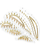 Airy Angled Glass Contemporary Chandelier product image