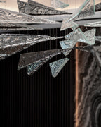 Airy Angled Glass Contemporary Chandelier product image