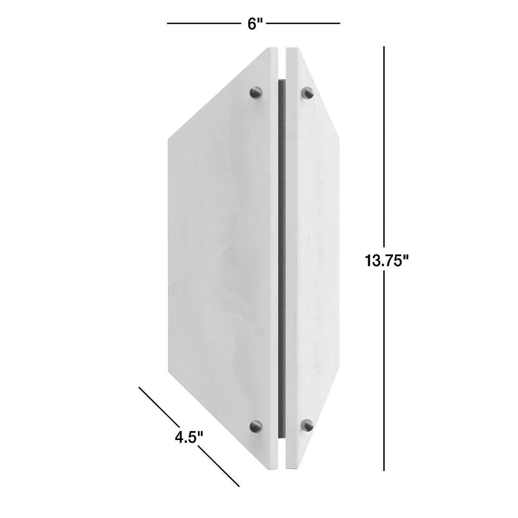 VEINA ALABASTER GEOMETRIC WALL LAMP ONYX by Bling Lighting Studio
