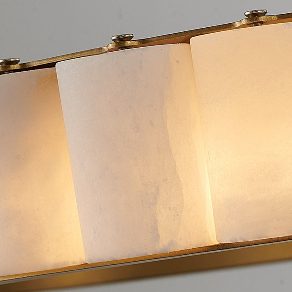 Alabaster Avalon Halo Chandelier by Bling Lighting Studio
