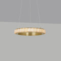 Alabaster Avalon Halo Chandelier by Bling Lighting Studio